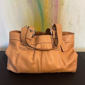 Coach leather bag